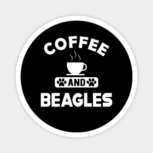 Beagle Dog - Coffee and beagles Magnet